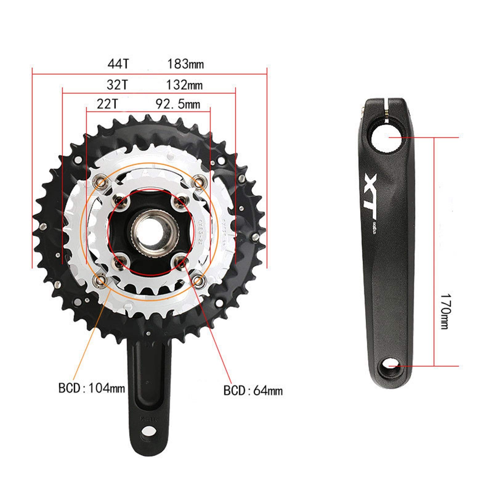 Amazon.co.jp: 3S 9Sマウンテンバイク中空内蔵スプロケット27